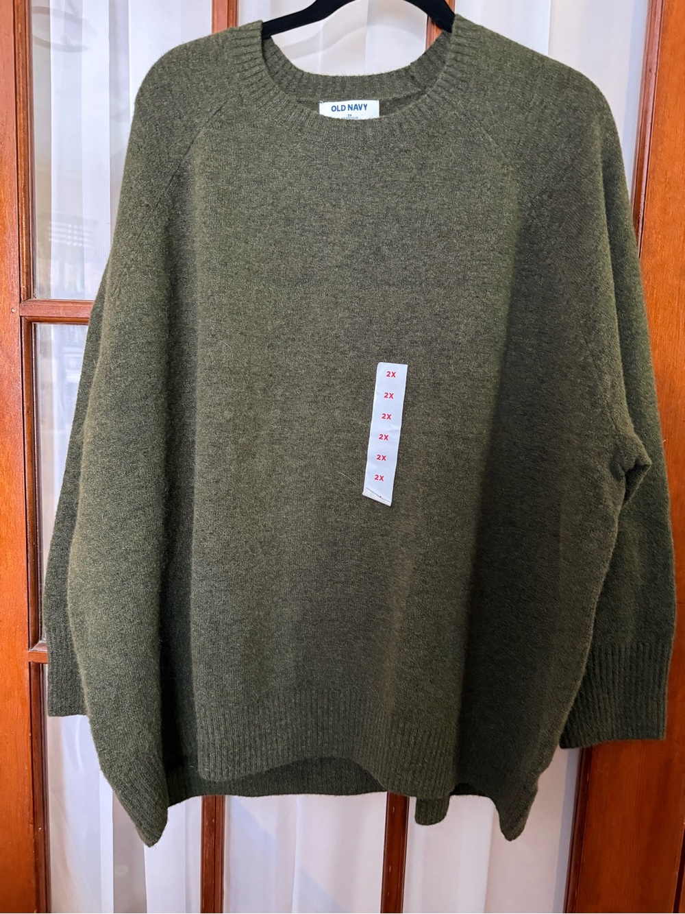 Old Navy Women's Olive Crewneck Sweater